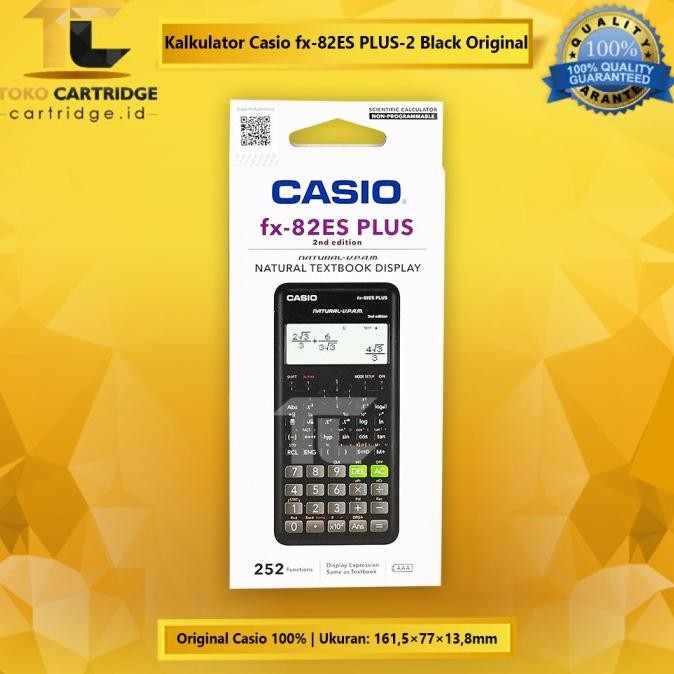 

Casio fx-82ES PLUS Calculator Scientific Kalkulator Ilmiah New Origina