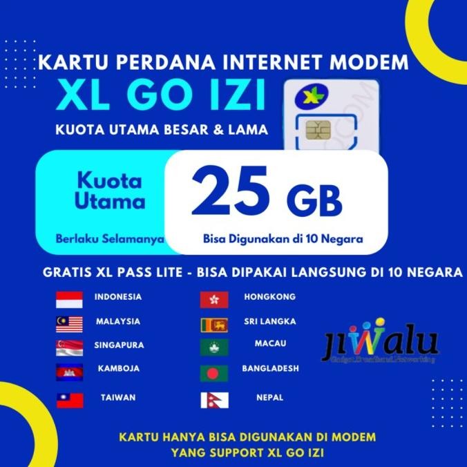 KARTU PERDANA XL GO IZI KHUSUS MODEM ROUTER DAN MIFI ORIGINAL DAN TERPERCAYA