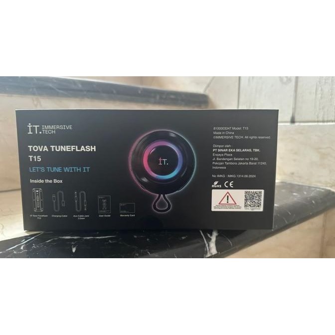 IT IMMERSIVE TECH SPEAKER TOVA TUNEFLASH T15