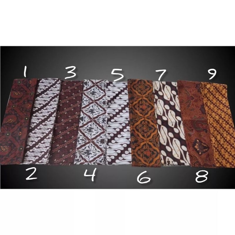 PROMO  Kain Batik Murah GROSIR SELENDANG KEBAYA BATIK / SELENDANG ROK WIRU