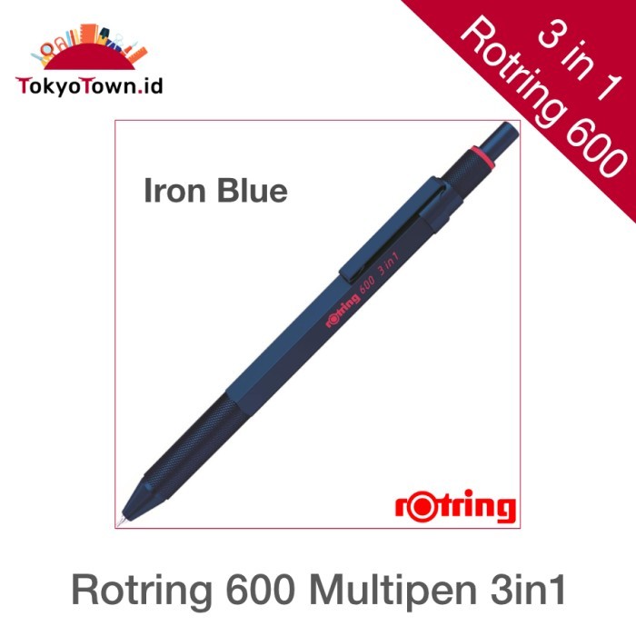 

Rotring 600 3in1 Multipen Ballpoint Mechanical Pencil