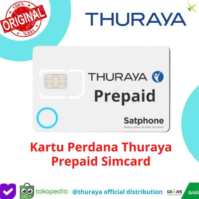 Kartu Perdana (Prepaid Simcard Thuraya) For HP Satelit Thuraya