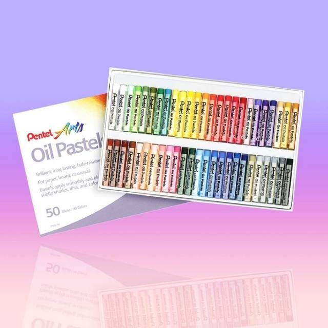 

TERBARU PENTEL ARTS OIL PASTEL 50 Color Crayon Krayon 50 warna