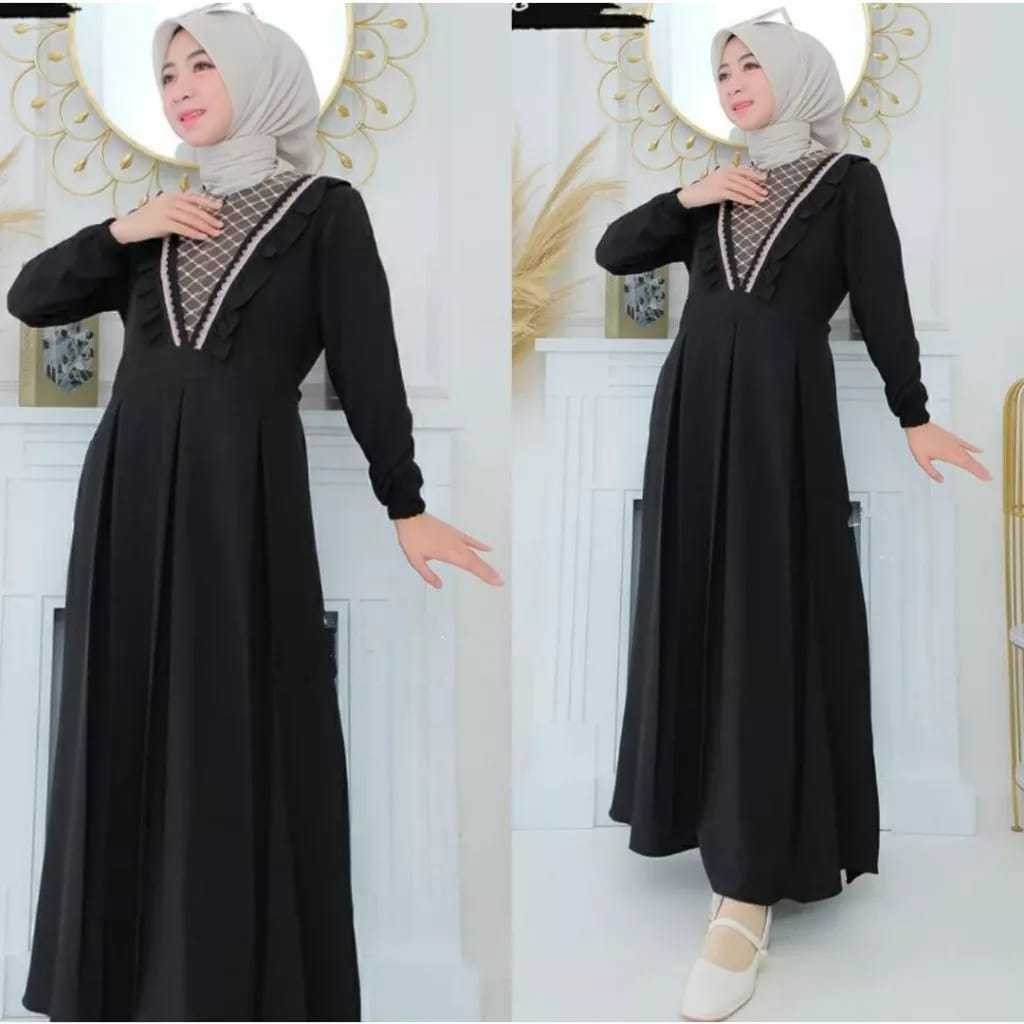 Dress Jumbo Muslimah Dress Gaya Baru Games Fesyen Wanita Baju Perempuan Gamis Murah Wanita Games Leb