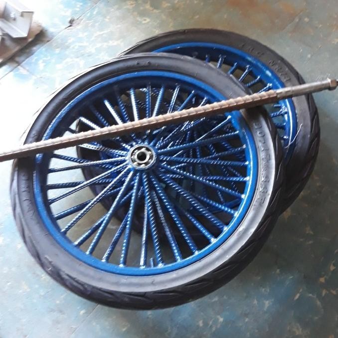 RODA GEROBAK Ruji Besi18 Ring 17inch Roda Kastor Ban Gerobak