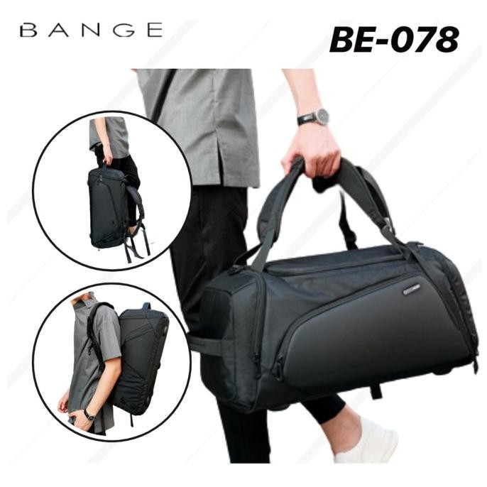 BANGE - TAS TRAVEL SPORT GYM BAG PRIA WANITA DUFFLE MULTIFUNGSI BE-078