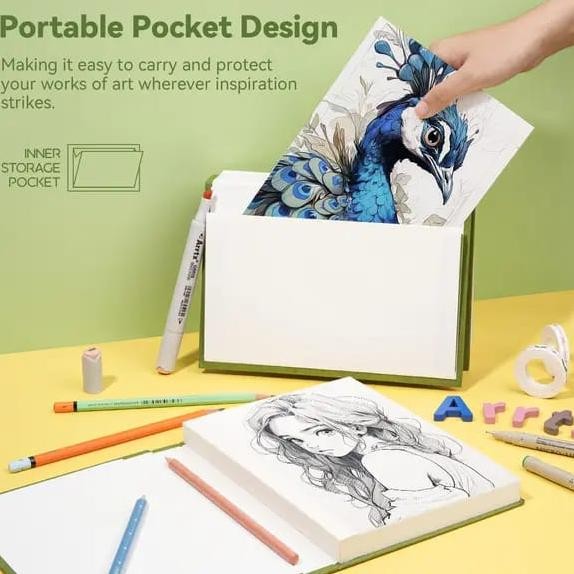 

Arrt Etch Boo A5 Artit Hardcover 180Gm 60Lembar Ap03A5