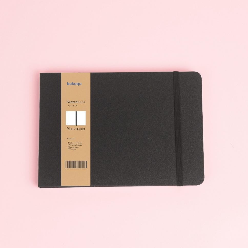 

Buuqu Etchboo A5 200 Gm Hardcover Noteboo Gambar Lui Cat Air Tebal