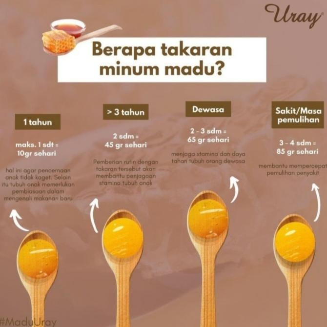 

Madu Uray Besar 640ml / 875g Natural Honey L21N