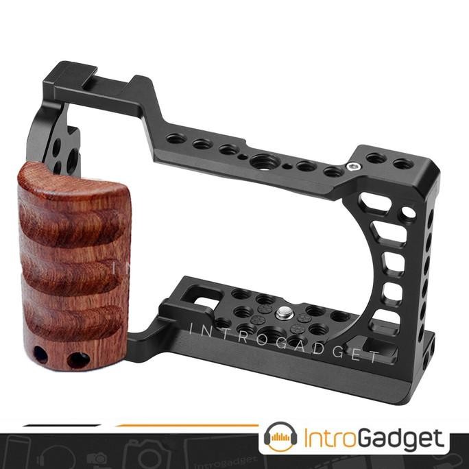 Cage Rig Sony A6000 A6300 A6400 A6500 Wooden Smallrig Uurig Andoer