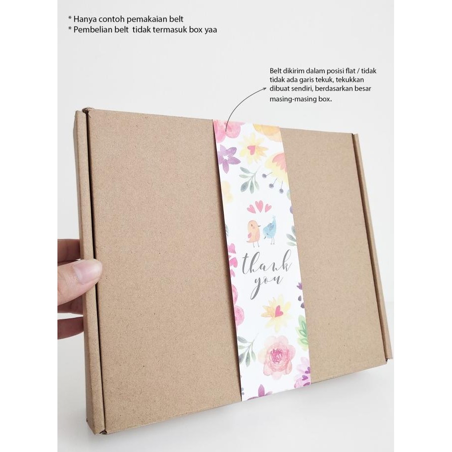 

Sale (Belt Netral03) Label Thank You Untuk Belt Kotak (50 Cm X 5 Cm)