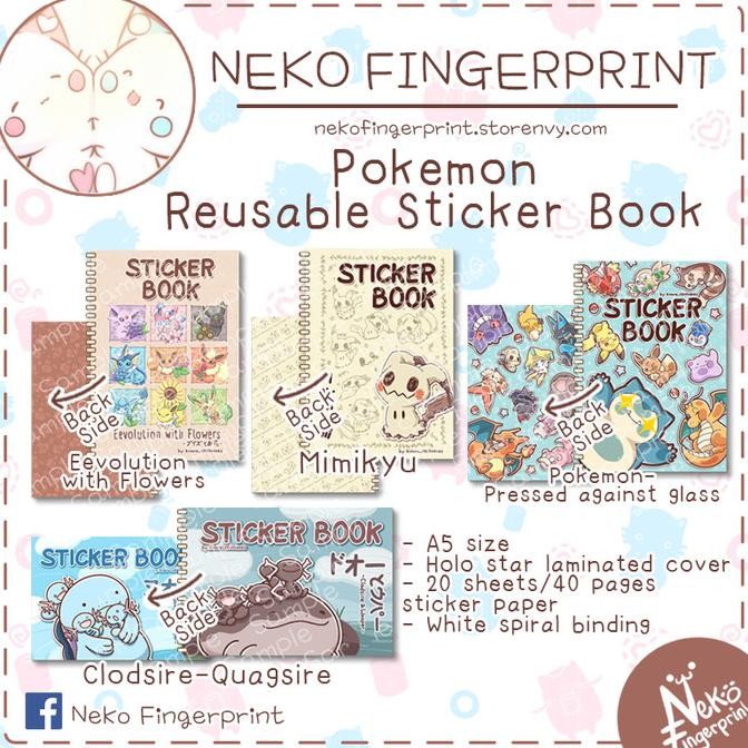 

Sale Pokemon Reusable Sticker Book