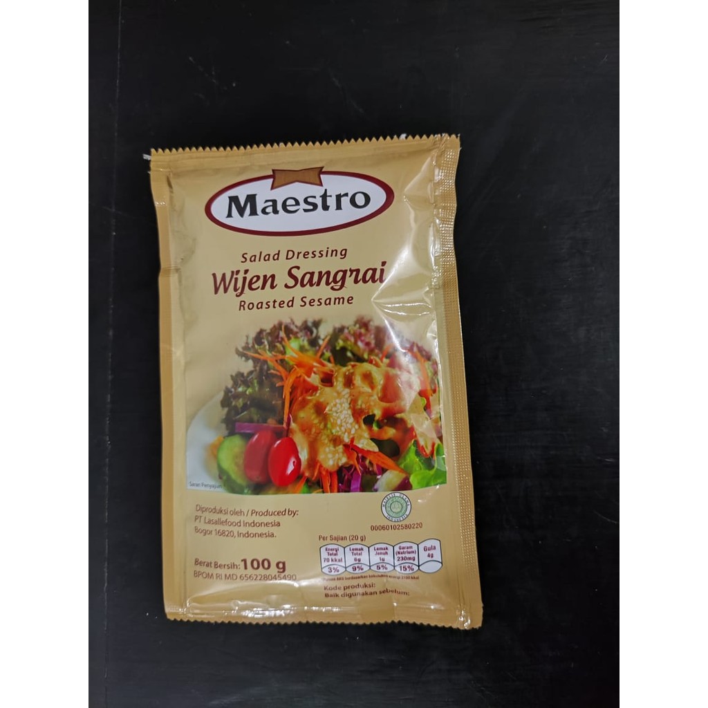 

Maestro Wijen Sangrai 100gr