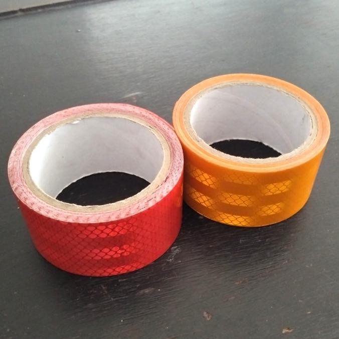 

Sale Lakban/Reflektor/Skotlet/Pemantul Cahaya/Sticker Nyala Uji Kir 5M