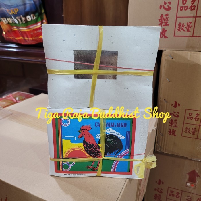 

Kertas Perak Sembahyang Cap Ayam Jago Ecer 1 Karet