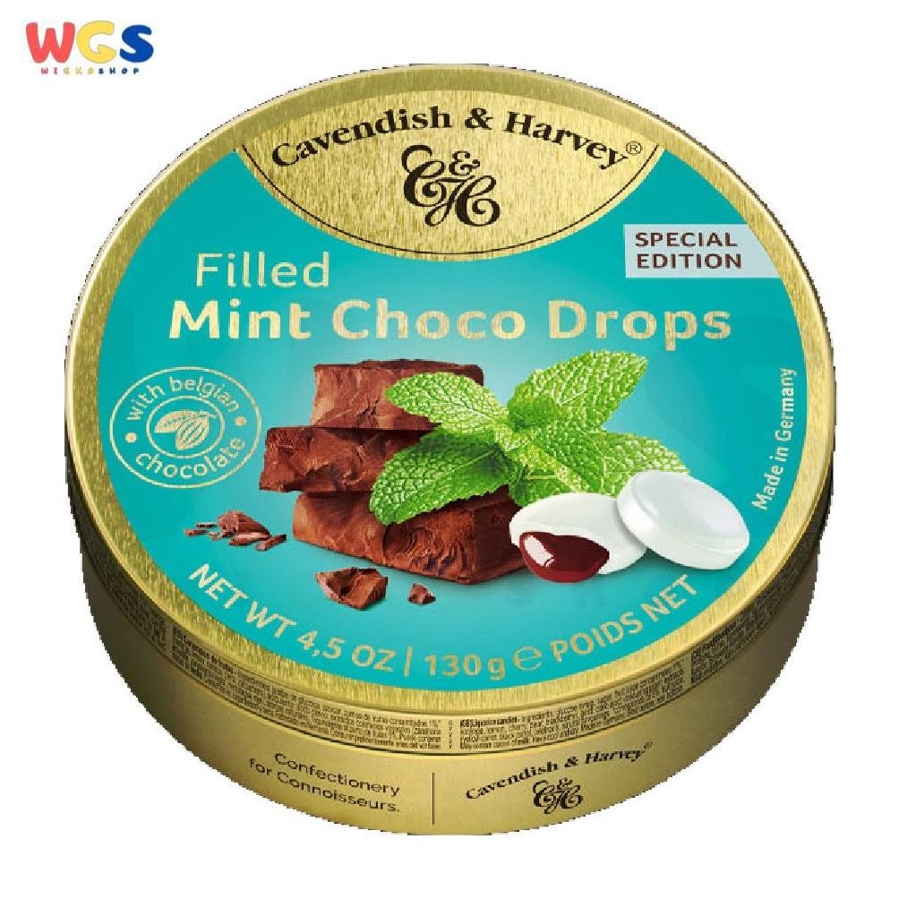 

Lm - Permen Cavendish & Harvey Filled Mint Choco Drops Candy 130g