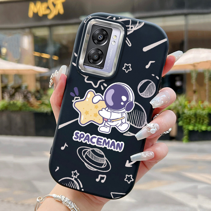 Casing Hp Untuk OPPO A57 2022 A77 2022 A57s A57e A77s Case Casing HP Kesing astronot cangkang gemuk 