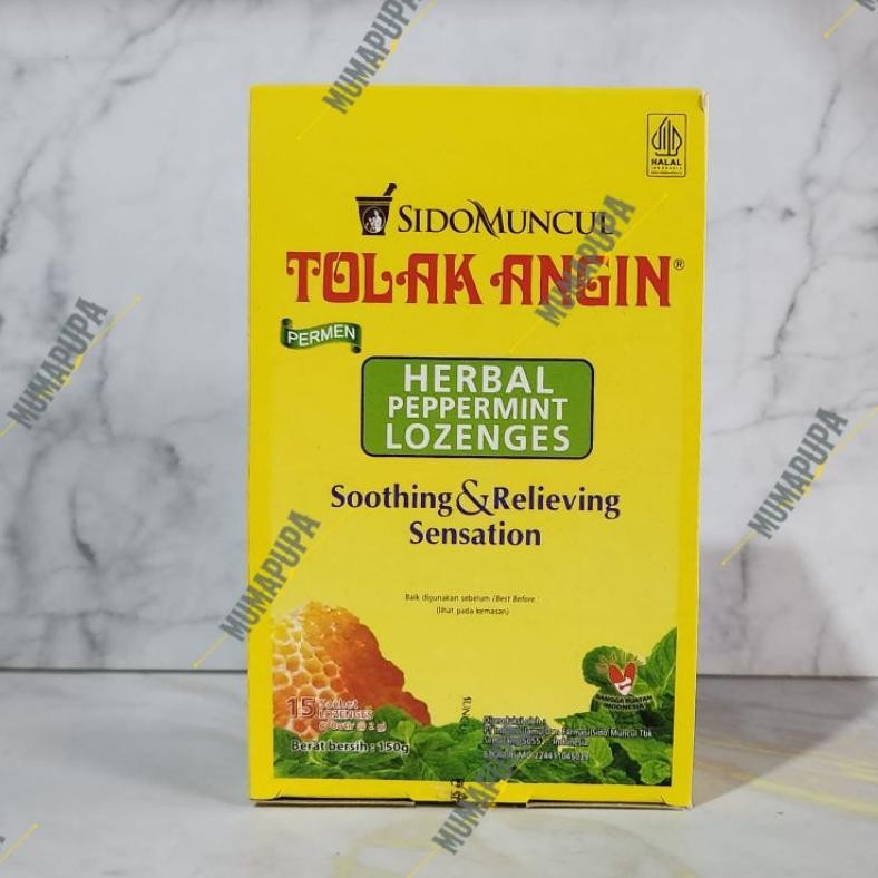 

Lm - Permen Tolak Angin 1 box isi 15 sachet @ 5 butir
