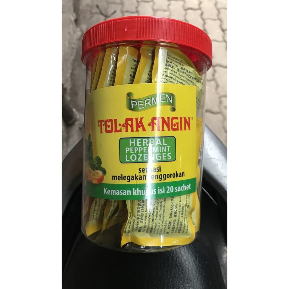 

Lm - Permen Tolak Angin 1 Toples Peles 20 Sachet / Herbal Sido Muncul