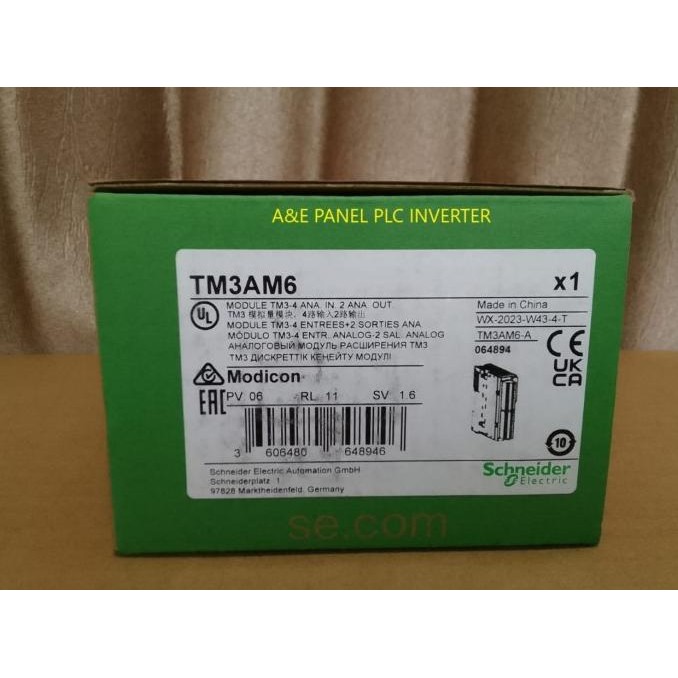 Diskon Plc Schneider Modicon Tm3Am6 Tm3 Analog Module