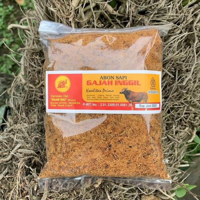 

GRATIS ONGKIR ABON GAJAH INGGIL 250GR KEMASAN PLASTIK