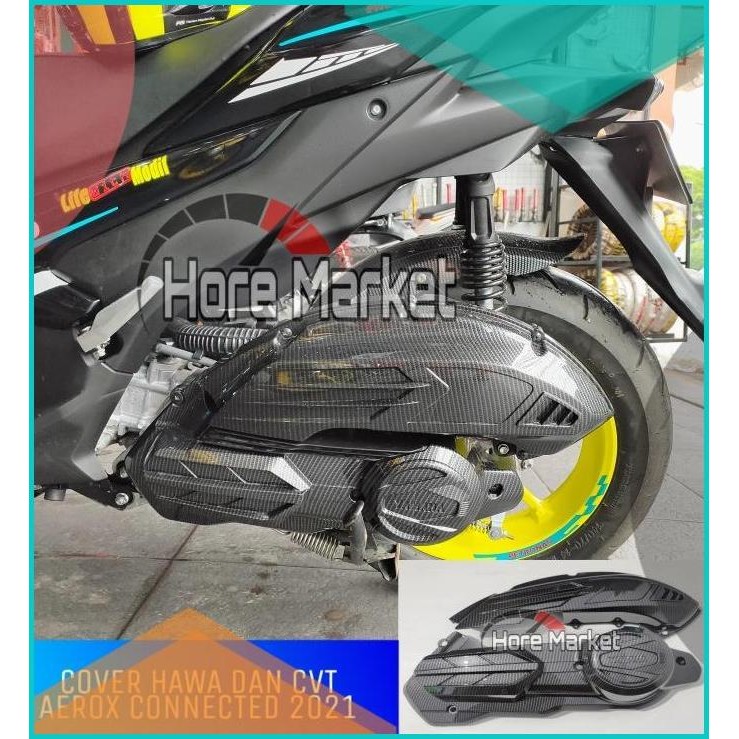 PAKET HAWA DAN CVT NEW AEROX 155 CONNECTED CARBON NEMO AEROX 2021 ABS