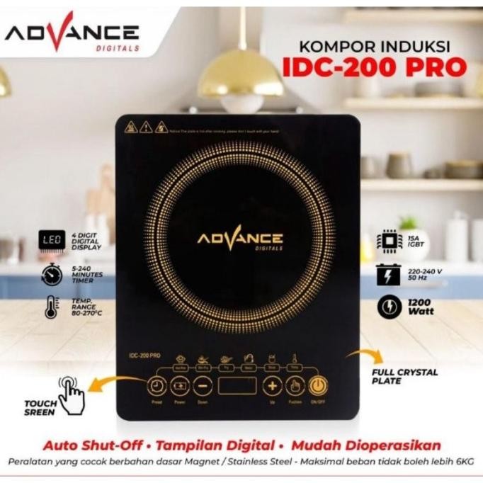 TERBAIK Kompor induksi advance idc 200 kompor listrik advance idc 200