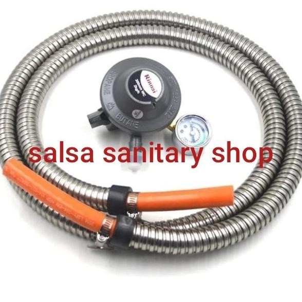 Regulator Rinnai RG 622ms/Regulator +selang gas Rinnai/regulator