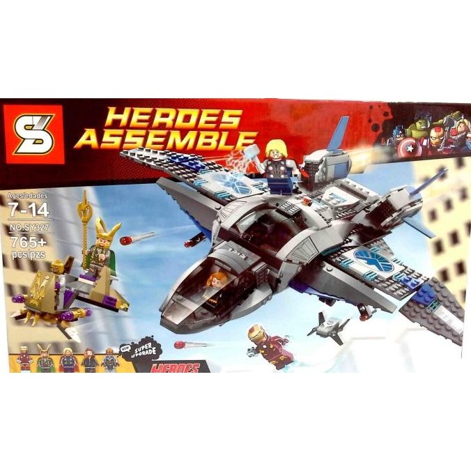 Brick SY 327 Heroes Assemble Pesawat
