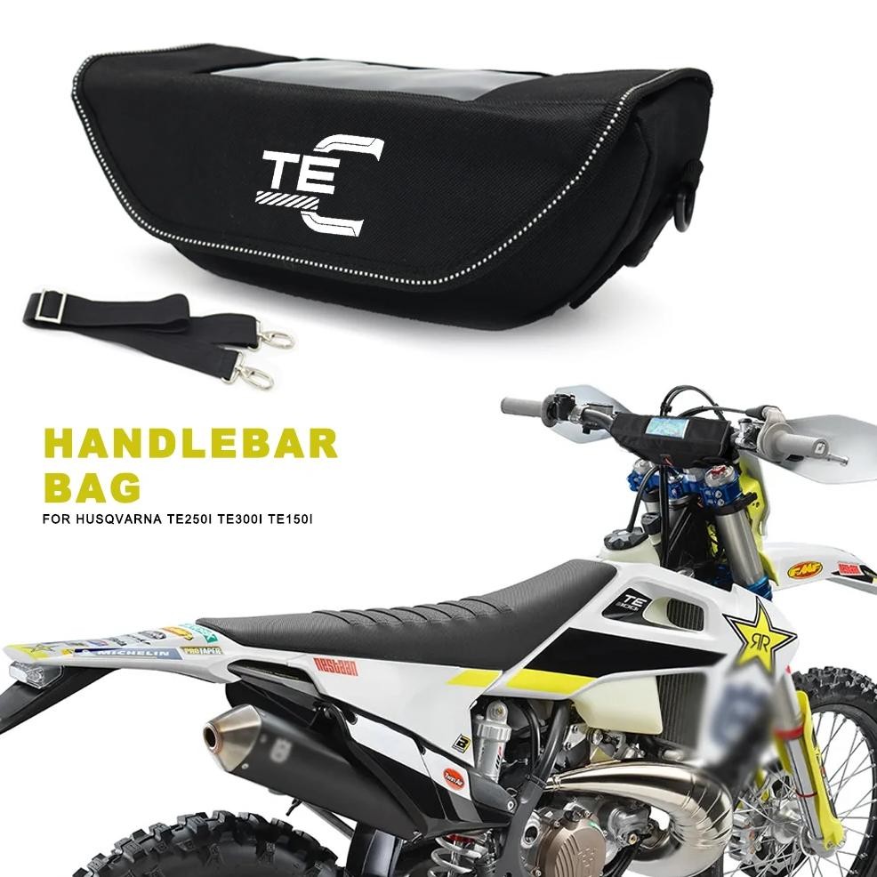 for husqvarna te250i te300i te150i  motorcycle handlebar bag waterproof handlebar travel navigation 