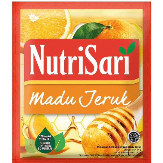 

Nutrisari Madu Jeruk 1 Renceng Isi 5 Original Asli