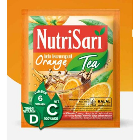 

Nutrisari Orange Tea 1 Renceng Isi 5 Original Asli