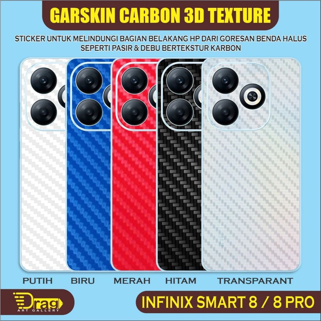 

Wrap* Infinix Smart 8 Wrap Skin Stiker Garksin CUSTOM Gratis (2pcs)