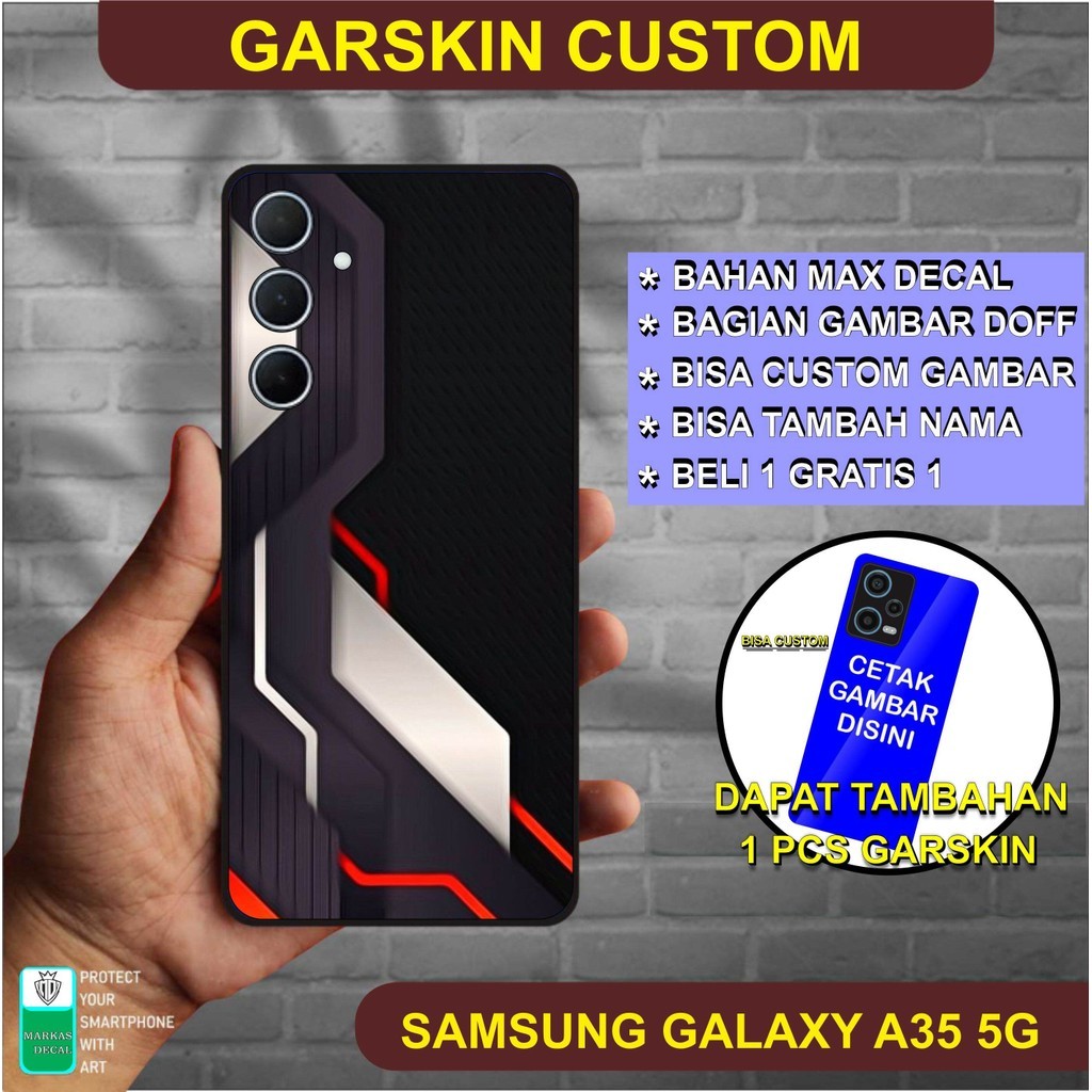

Wrap* Samsung A35 Top O Wrap Skin Stiker Garksin CUSTOM Gratis (2pcs)