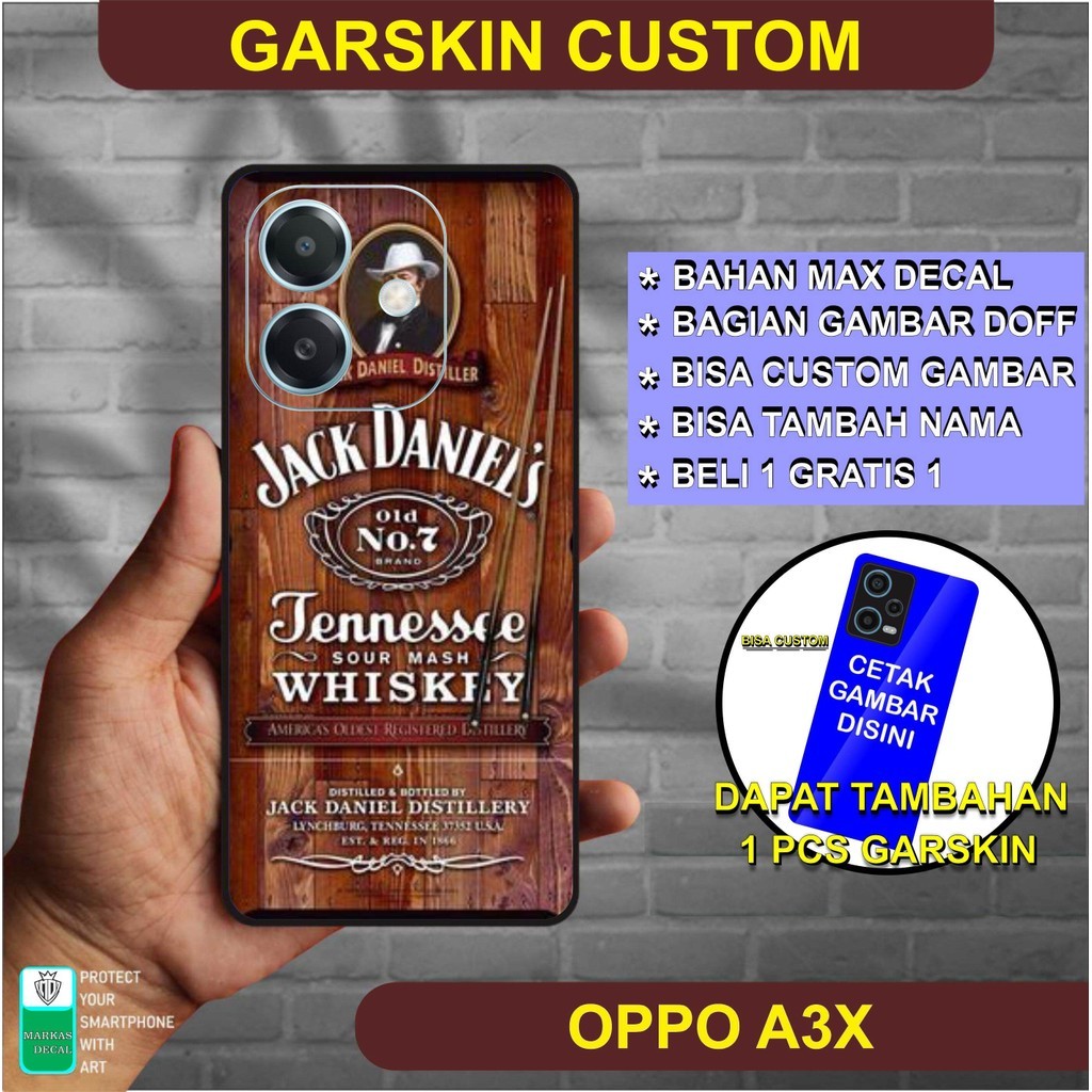 

Wrap* Oppo A3x Wrap Skin Stiker Garksin CUSTOM Gratis (2pcs)