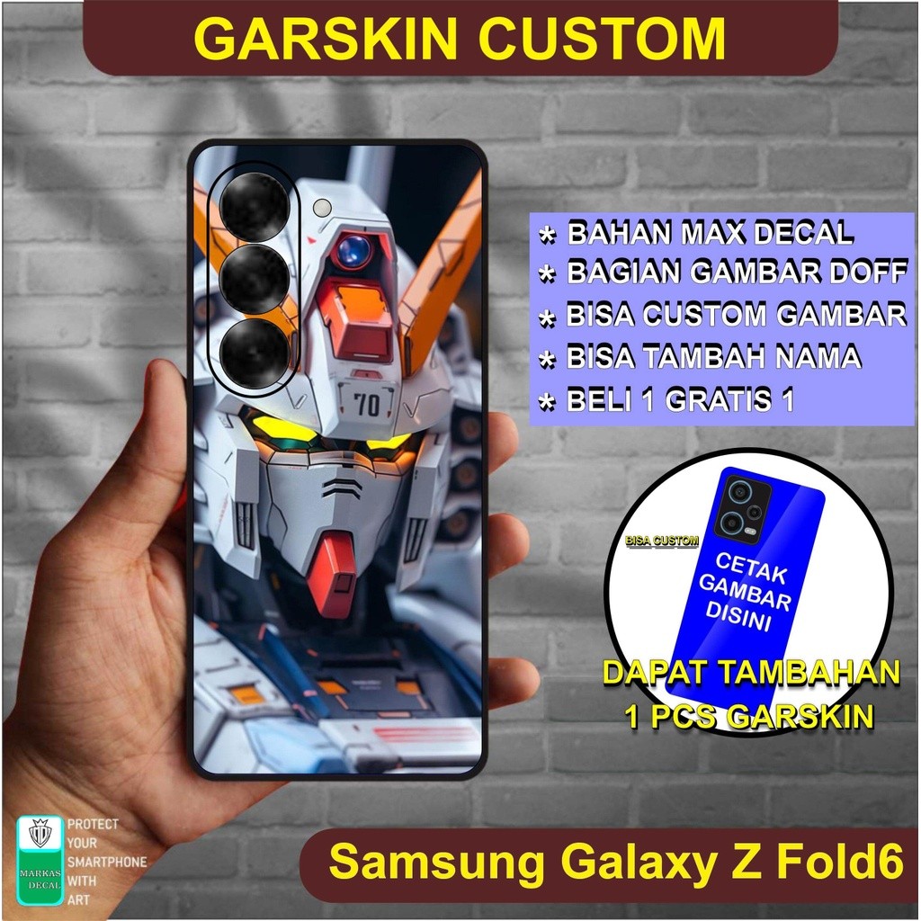 

Wrap* Samsung Galaxy Z Fold6 Wrap Skin Stiker Garksin CUSTOM Gratis (2pcs)