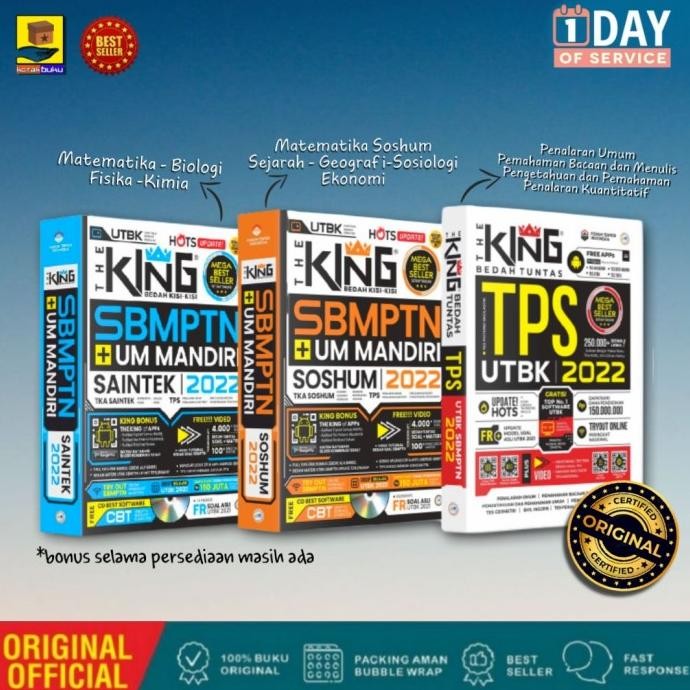 

TERJAMIN BUKU THE KING SBMPTN SOSHUM SAINTEK 2022 ( New Update )