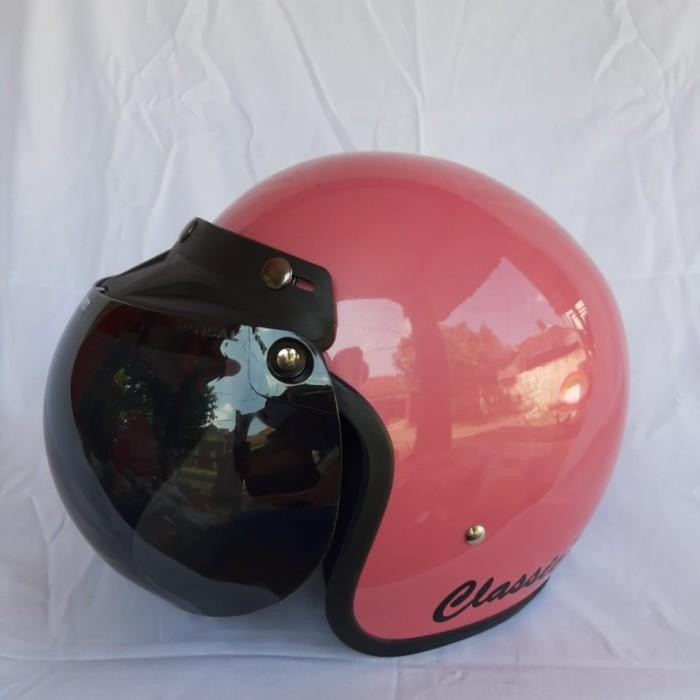 Helm Bogo Classic Pink Flower