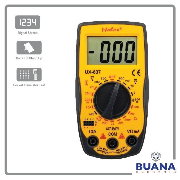 Multitester Heles Ux 837 Digital