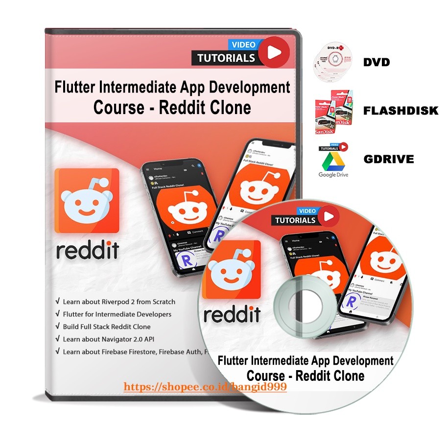 Video Tutorial Flutter Intermediate App Development Course Reddit Clone