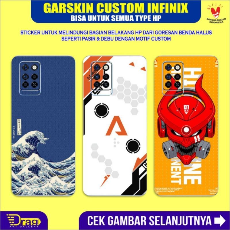 

Wrap* Infinix Hot Note 10 11 12 Pro Play All Type Wrap Skin Stiker Garksin CUSTOM Gratis (2pcs)