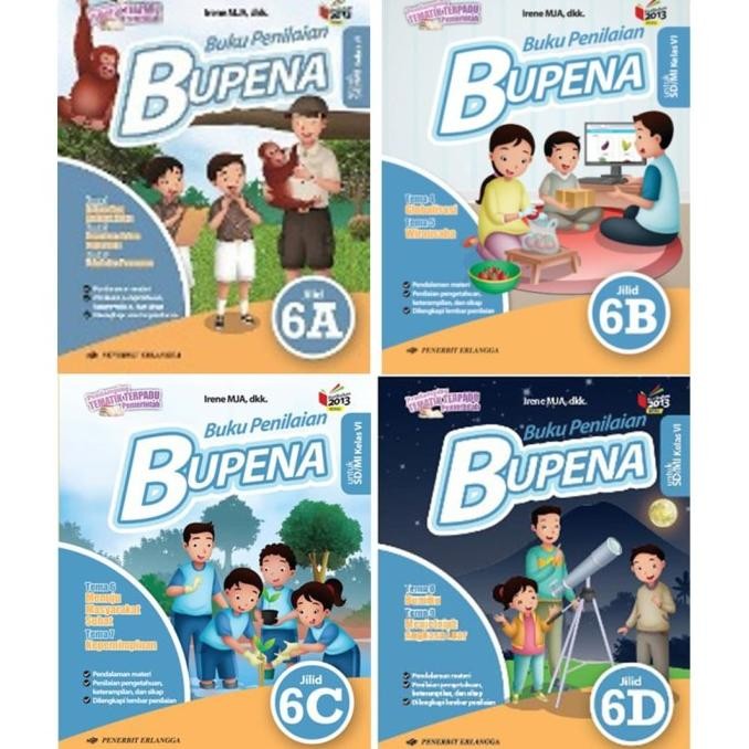 

BERKUALITAS BEST SELLER PAKET LENGKAP BUPENA 6A, 6B, 6C & 6D ERLANGGA Kelas 6 SD