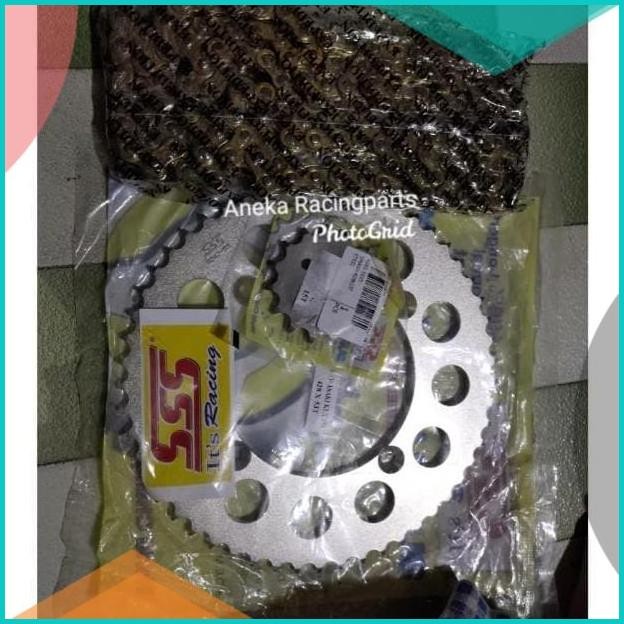 Gir set klx trabas sss 50 51 53 53 54 55 56 rantai expedition gear klx