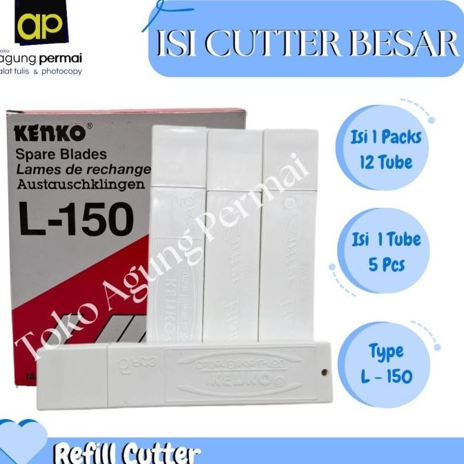 

Premium !! isi Cutter / Refill Cutter / Cutter Blade Kenko L-500 Besar