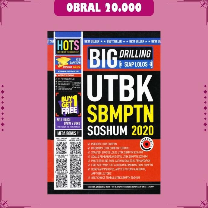 

NEW PROMO OL MURAH BUKU UN SD SMP SMA SOSHUM SAINTEK BIG DRILLING 2020
