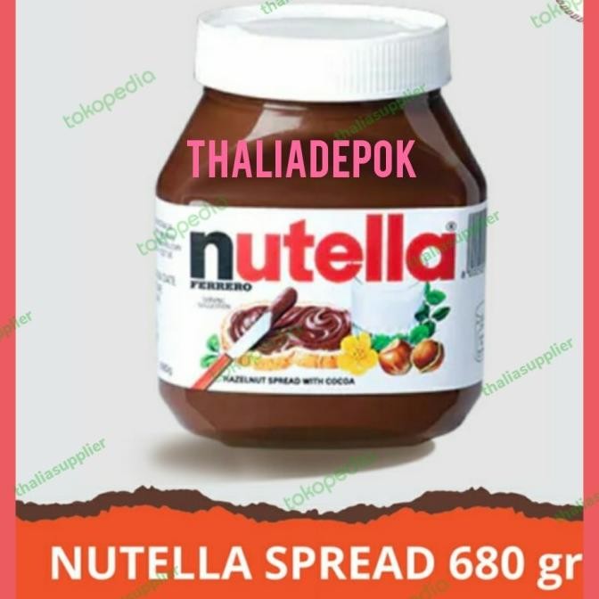 

Nutella 680Gr Selai Kacang & Coklat Hazelnut, Topping,Filling Cake Dll