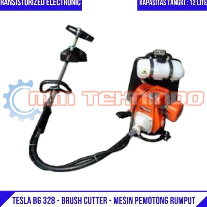 Tesla BG 328 - Brush Cutter - Mesin Pemotong Rumput Gendong ( 2 TAK )