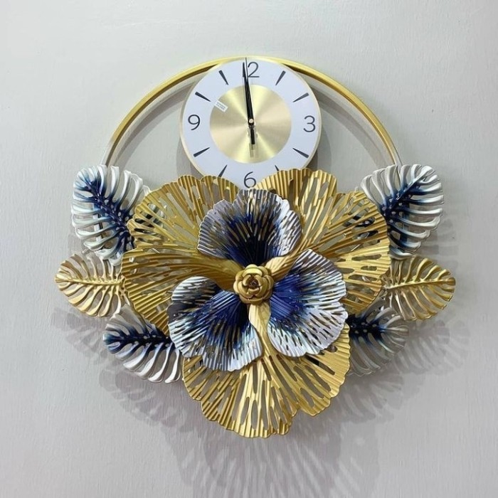 Jam Dinding Dekorasi Rumah Kuningan Wall Art Wall Decor Hiasan Rumah