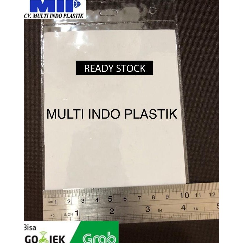 

Terlaris! Kantong 10.5 X 16 / Kantong Panitia/ Plastik Id Card/ Nametag