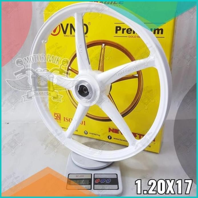 Velg racing mio Jupiter VND RACING 120 ring 17 depan saja six star 07D